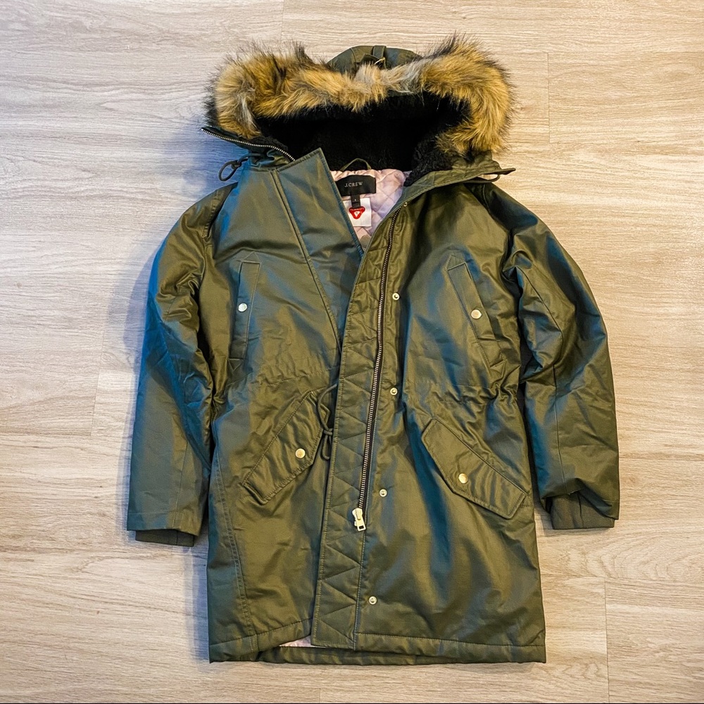 NWT J.Crew Perfect Winter Parka